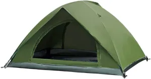 1-2 Person Waterproof Double Layer Tent, Anti-UV Sun Shade, Quick Setup, Outdoor Camping, Fishing, Beach Tent