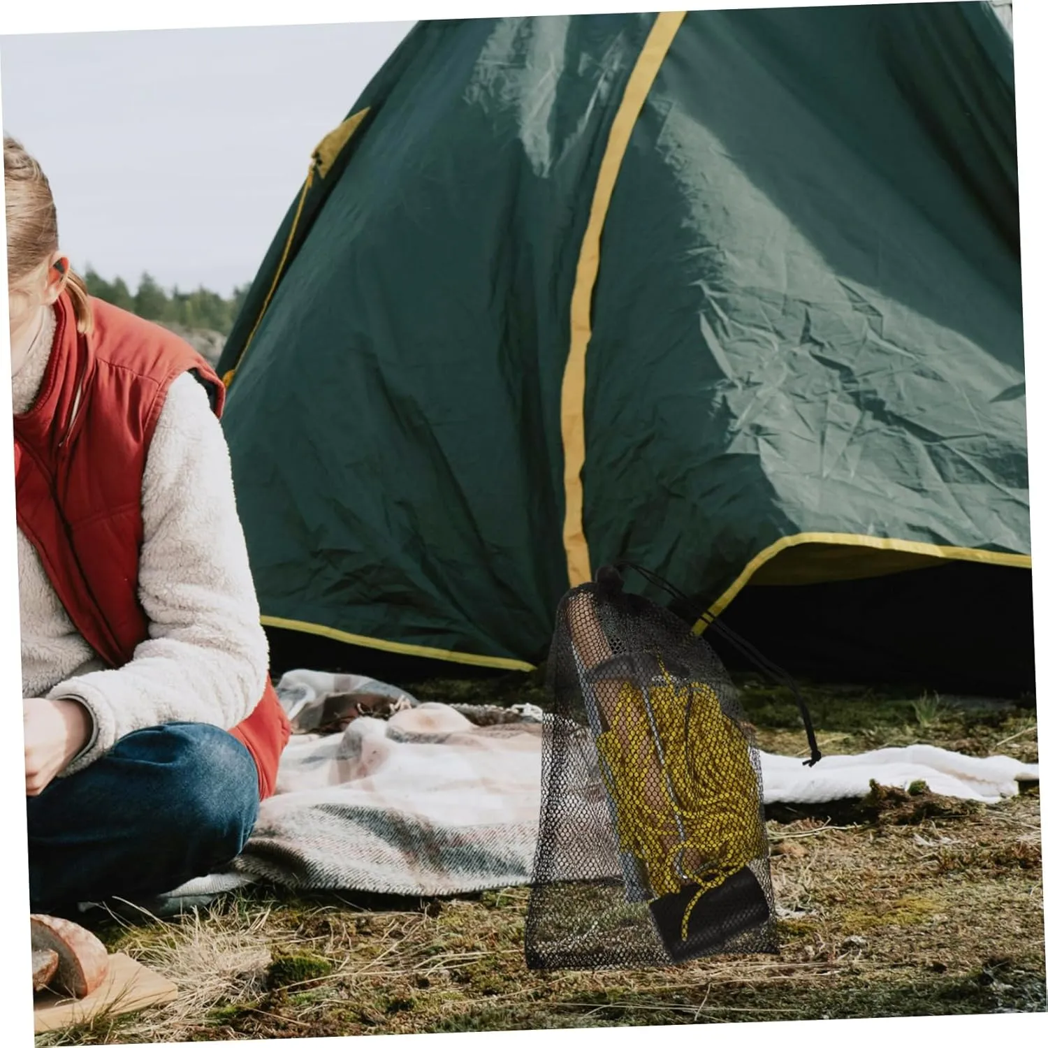 1 Set Tent Tools Outdoor Tent Accessory Tent Accessories Beach Tent Stakes Tent Pegs Camping Rope Tent