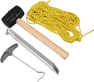 1 Set Tent Tools Outdoor Tent Accessory Tent Accessories Beach Tent Stakes Tent Pegs Camping Rope Tent