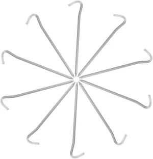 10pcs Aluminum Tent Stakes for Camping Pegs - Grip for Secure Ground Anchoring for Tents Lawns and Outdoor Activities Lightweight Versatile Design