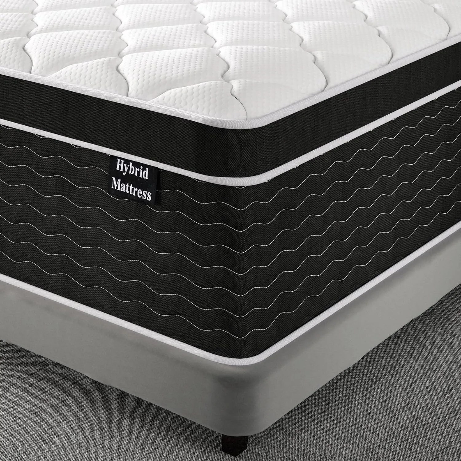 12 Inch California King Mattress, Cooling & Breathable Hybrid Cal King Mattress in a Box, Upgraded Support Medium Firm Mattresses with Gel Memory Foam & Pocket Springs, CertiPUR-US Certified