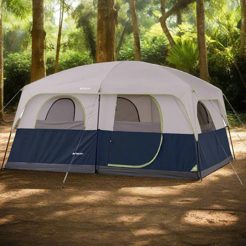 14' x 10' Family Cabin Tent - Accommodates 10 People, Lightweight at 13.5 lbs!