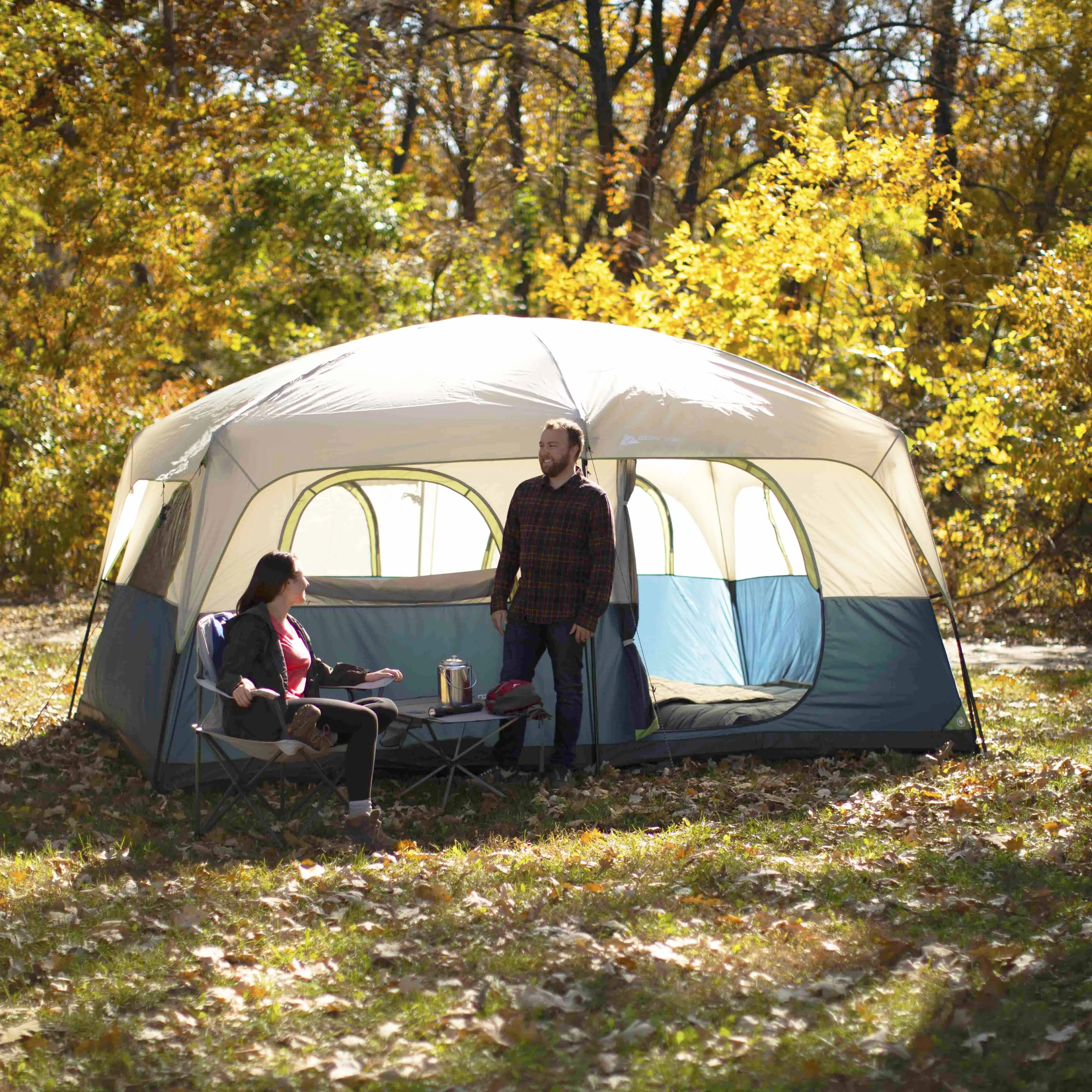 14' x 10' Family Cabin Tent - Accommodates 10 People, Lightweight at 13.5 lbs!