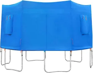 14FT Trampoline Tent Cover Outdoor Trampoline Accessory for 8 Straight Pole Trampoline, Wind Sun Protection (Tent Only)