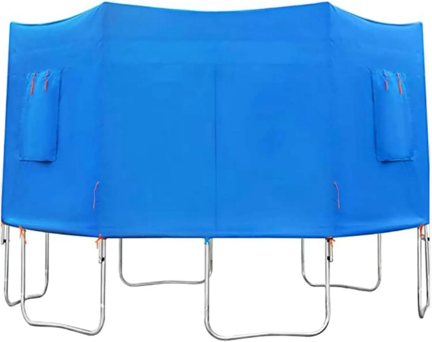 14FT Trampoline Tent Cover Outdoor Trampoline Accessory for 8 Straight Pole Trampoline, Wind Sun Protection (Tent Only)