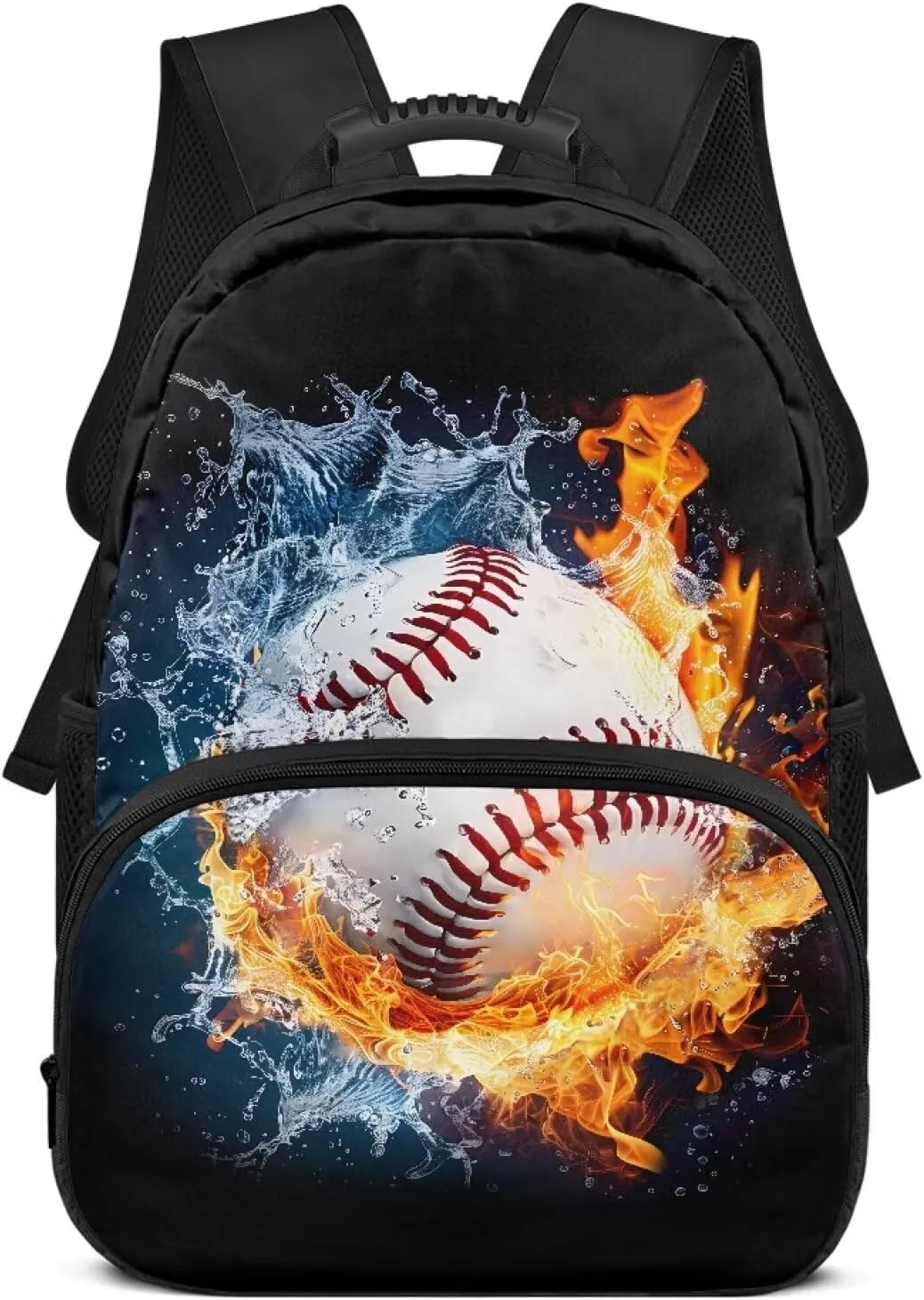 17 In Baseball Backpack for Kids Large Capacity Lightweight Bookbag Schoolbag Daypack Back to School Boys Girls Travel Business Trip
