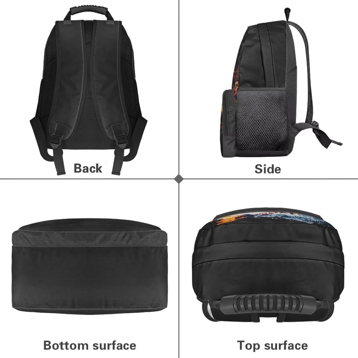 17 In Baseball Backpack for Kids Large Capacity Lightweight Bookbag Schoolbag Daypack Back to School Boys Girls Travel Business Trip