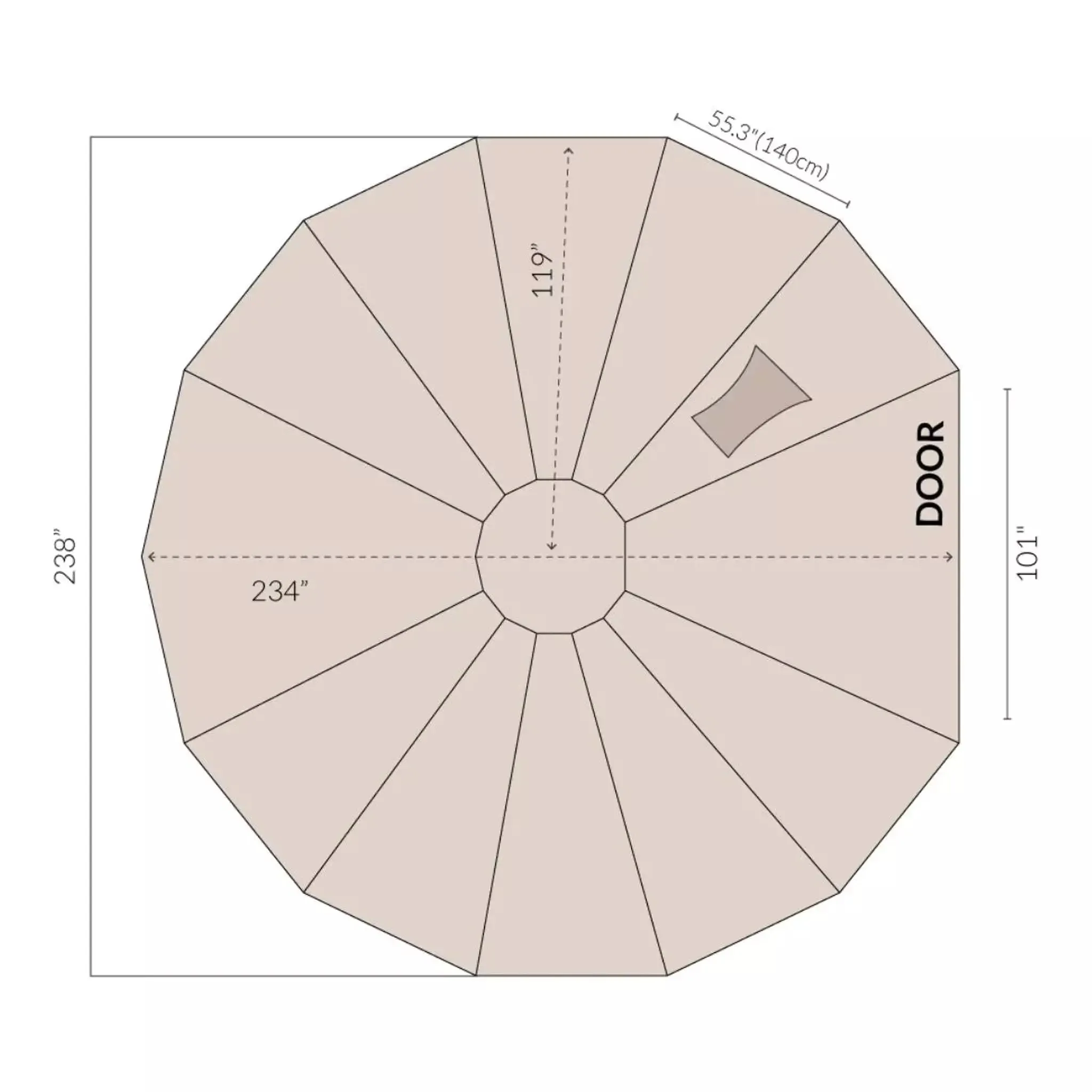 19' (6M) Stella Stargazer Bell Tent