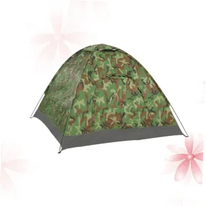 1pc Camouflage Camping Tent Lightweight Shelter for One Person Quick Setup Rugged Design Uv for Outdoor Hiking and Backpacking Random Color