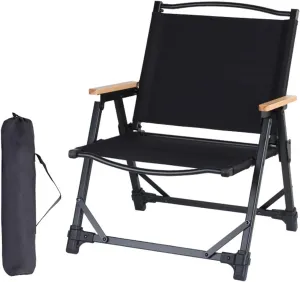 2 Pack Folding Camping Chairs for Outside with Storage Bag Portable Beach Chair Lounger Foldable with Arms Patio Lawn Chair Outdoor Recliner for Outside Picnic Travel Fishing Hiking