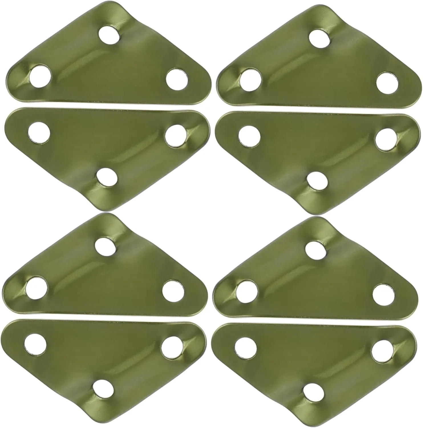 20pcs Aluminum Alloy Guyline Tensioner for Camping Lightweight Triangle Adjuster Clasp for Tent and Tarp Stability Wind Resistant Outdoor Equipment for Hiking and Outdoor