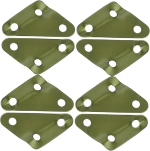 20pcs Aluminum Alloy Guyline Tensioner for Camping Lightweight Triangle Adjuster Clasp for Tent and Tarp Stability Wind Resistant Outdoor Equipment for Hiking and Outdoor
