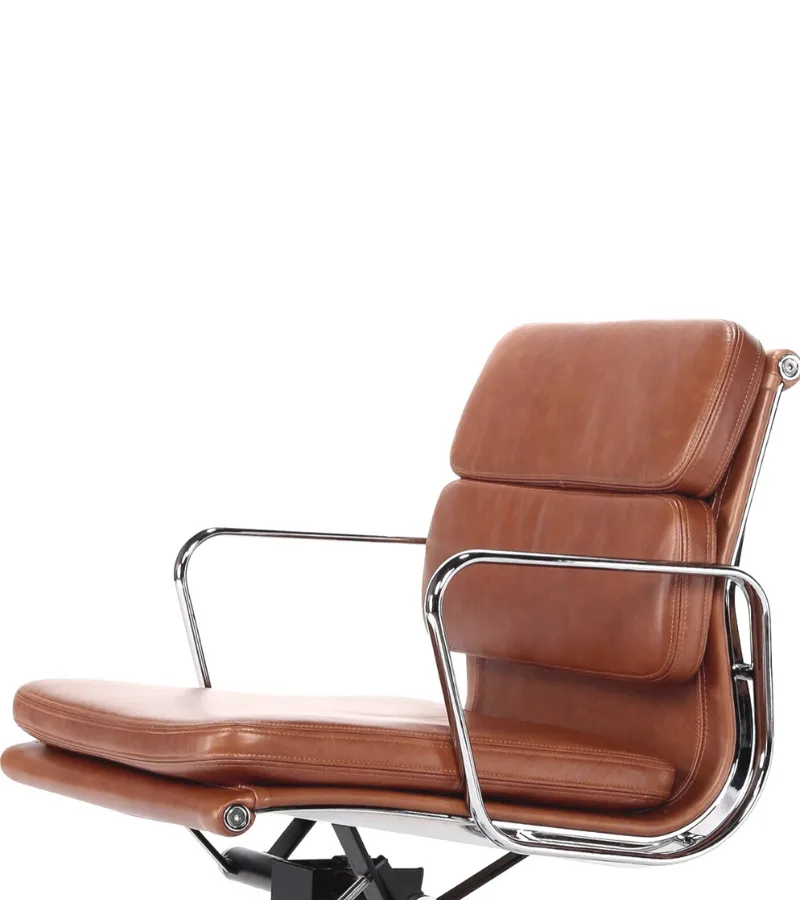 217 Eames Style Premium Aniline Leather Office Chair
