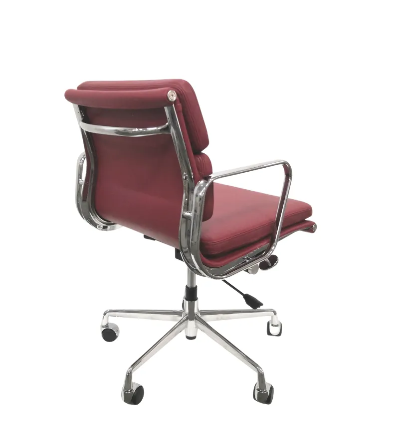 217 Eames Style Premium Aniline Leather Office Chair