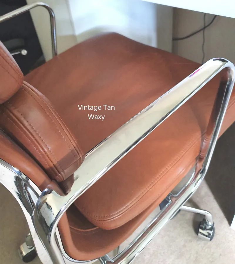 217 Eames Style Premium Aniline Leather Office Chair