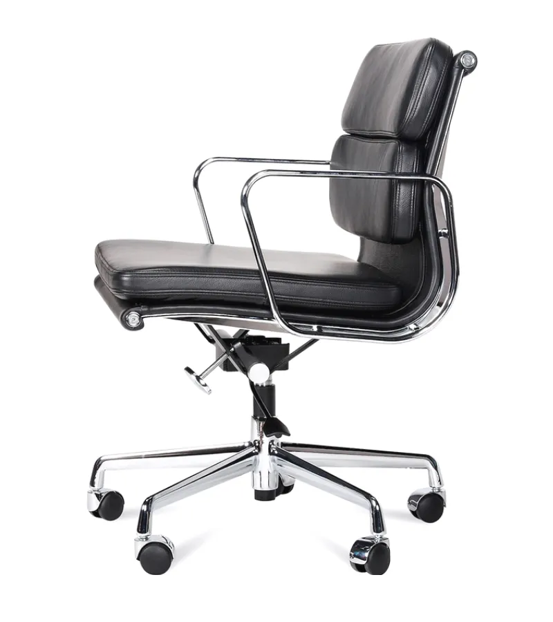 217 Eames Style Premium Aniline Leather Office Chair