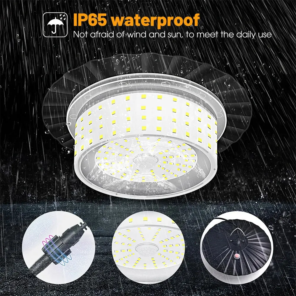 244 LED Hanging Light Solar Powered Light Garden Garage Shed Tent Lamp