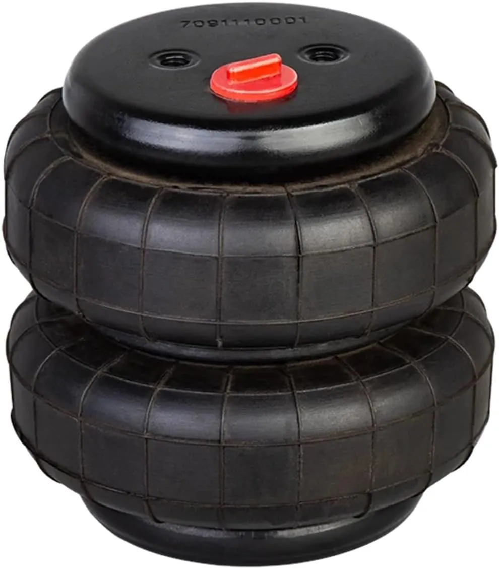 2PCS 2E6X6 Air Ride Suspension Bag 2 Layer Rubber Air Spring Airbag Shock Absorber OD113MM Height 65MM To 175MM