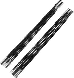 2pcs Fiberglass Tent Pole Kit Lightweight Replacement Support Poles for Camping Awnings and Tarp Unique Rod Design for Easy Soil Insertion