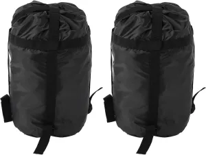 2Pcs Sleeping Bag Storage Bag | Outdoor Camping Compression Sack for Adults | Water - Oxford Fabric & Nylon Webbing | Compact Travel Bag for Hiking/Mountaineering/Picnic
