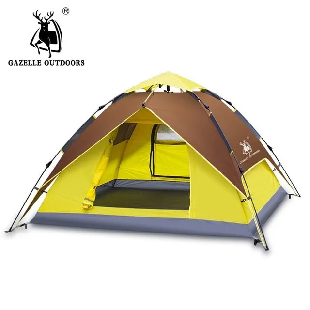 3-4 Urgent clearance person Tent Camping Hydraulic Voice-activated