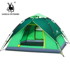 3-4 Urgent clearance person Tent Camping Hydraulic Voice-activated