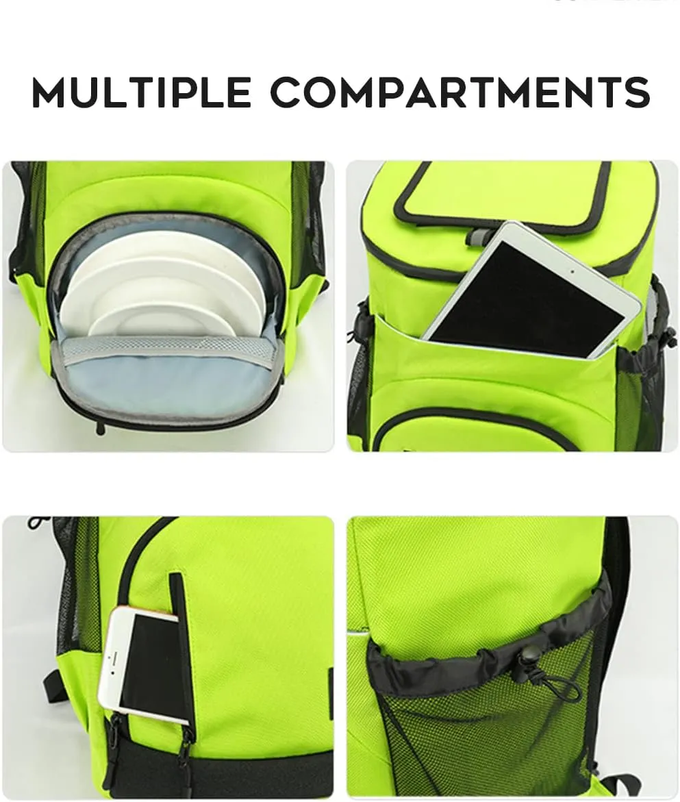 30L Cool Bag Rucksack Insulated BackpackThermal Leakproof Cooler Backpack Picnic Bag Cooler Bag Large Capacity