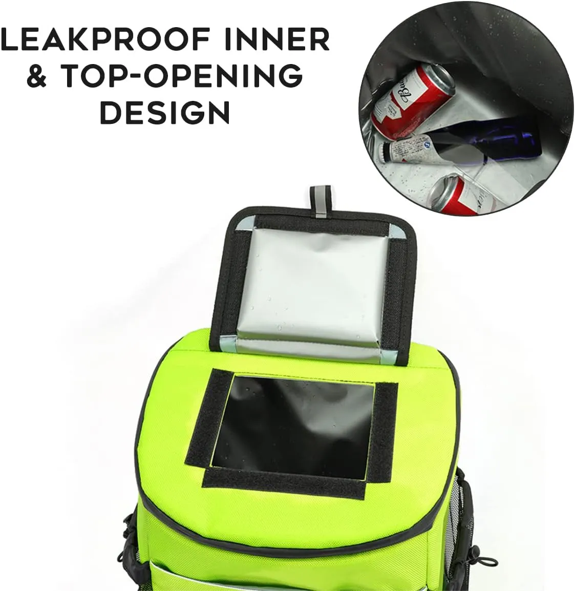 30L Cool Bag Rucksack Insulated BackpackThermal Leakproof Cooler Backpack Picnic Bag Cooler Bag Large Capacity