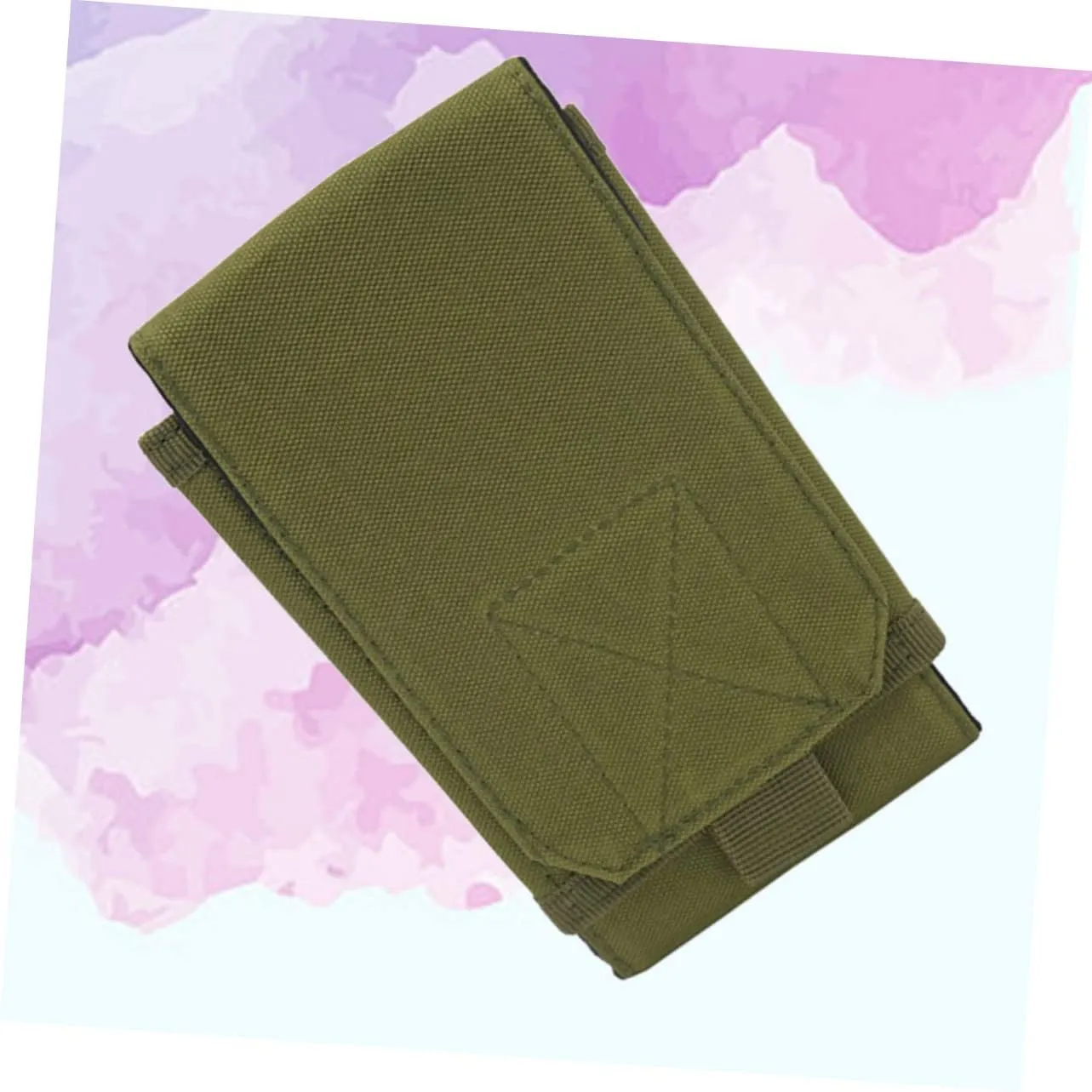 3pcs 6 Pouches Equipment for Running Camping Gear Outdoor Waist Bag Army Green Waist Pack Mobile