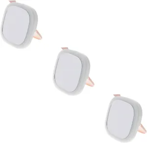 3pcs Led Makeup Mirror Compact Portable Night Light Accessory for Women