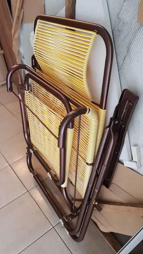 3V Foldable Lazy Chair (Round String) random color