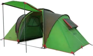 4-6 Person Family Camping Tent, Multi-Room Double Decker, Waterproof Polyester, Easy Setup,
