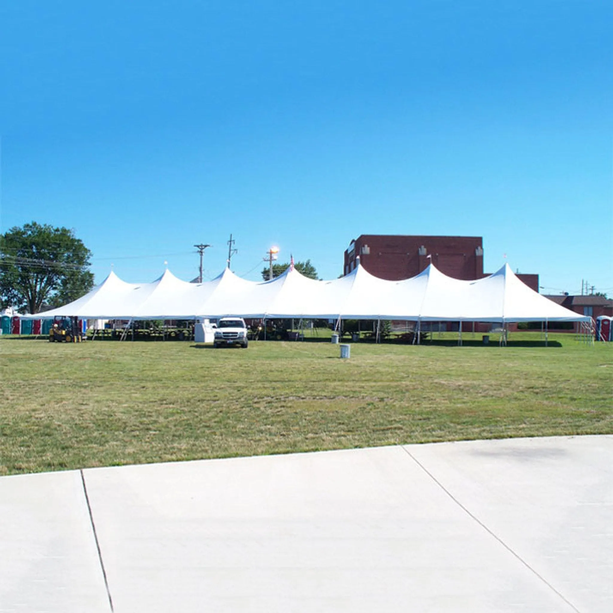 40x160 Engineered High Peak Pole Tent