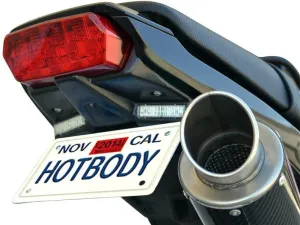 41401-1000, 2013-2015 Honda GROM Black License Tag Bracket (FREE HD Relay included)