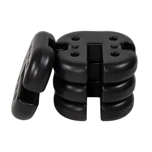 4pcs Outdoor Canopy Tent Leg Weights Anchor Stand Heavy Duty Gazebo Discs Base