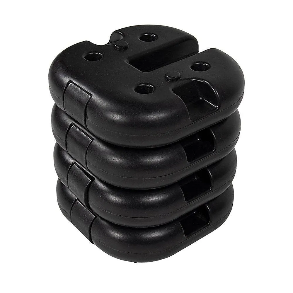 4pcs Outdoor Canopy Tent Leg Weights Anchor Stand Heavy Duty Gazebo Discs Base