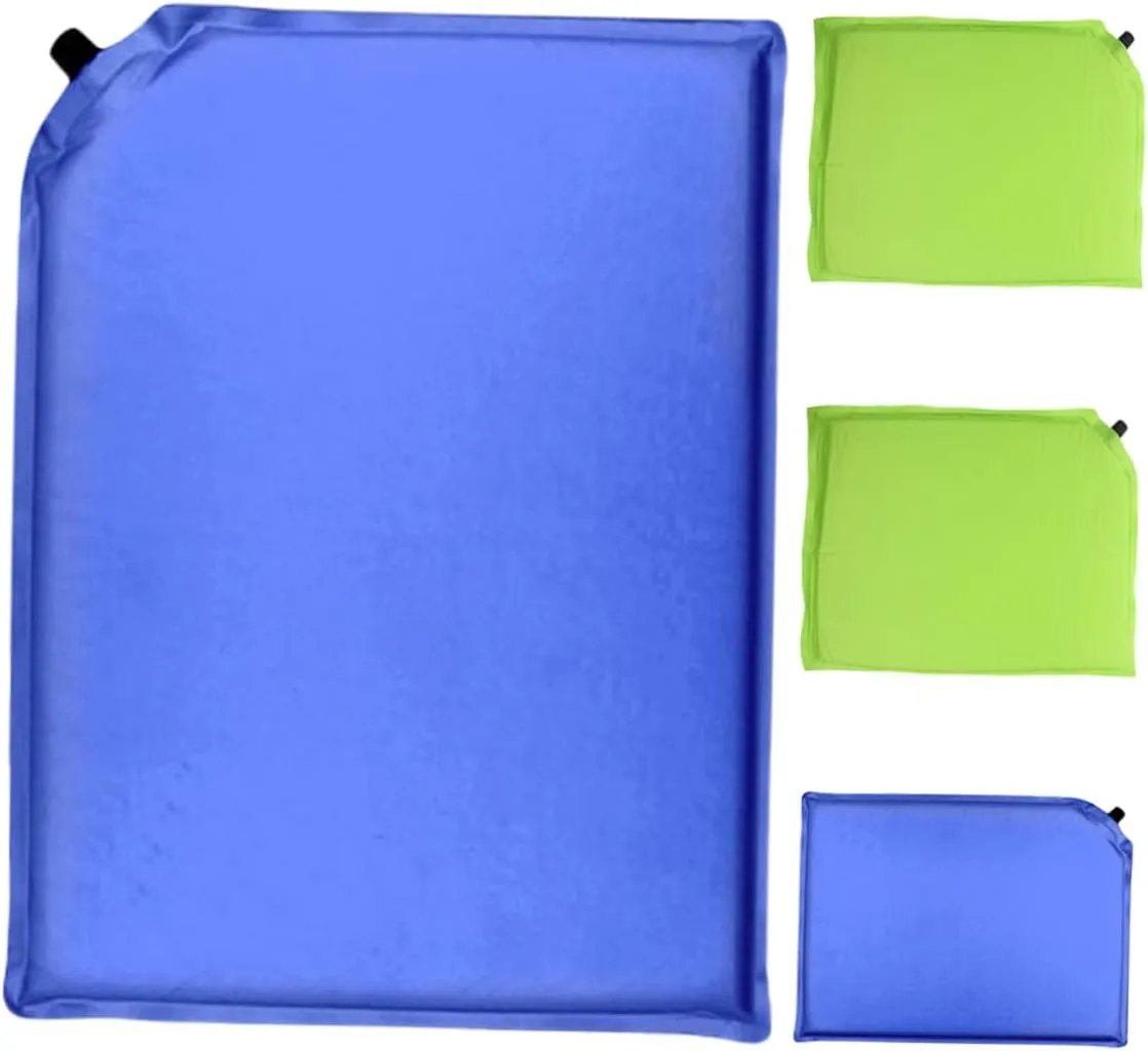 4pcs Self-Inflating Camping Seat Cushions Portable Outdoor Cushions for Hiking Travel Stadium Use Moisture-Resistant Pe Oxford Compact Design for Easy Storage