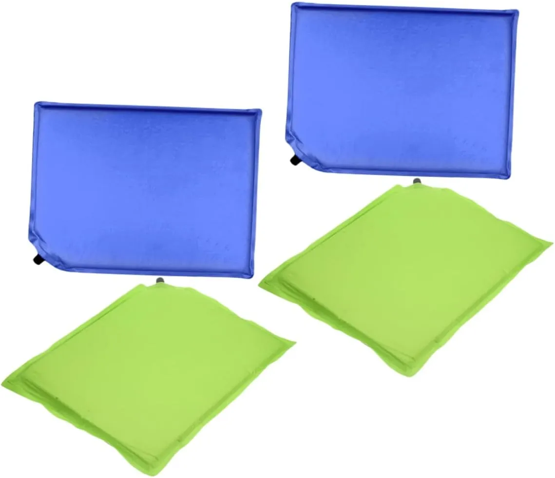 4pcs Self-Inflating Outdoor Cushion Portable Inflatable Seat Cushions for Camping Hiking Travel and Stadium Use Pe Oxford Compact Design Quick Setup