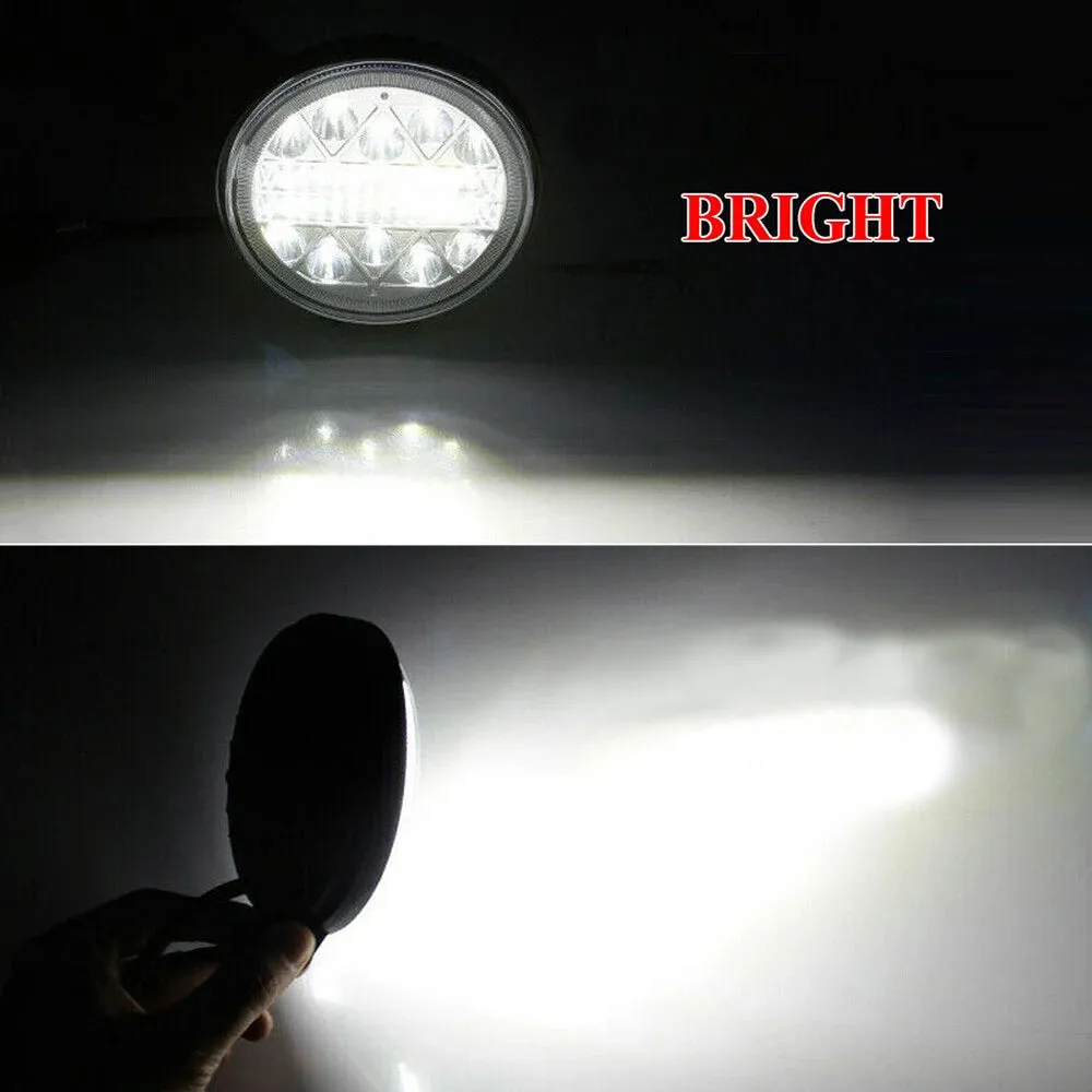 4" 102W LED Work Light Bar - 12V 24V, Spot, Flood, Flash, Combo Beam, IP67 Waterproof, for Truck, Boat, 4x4, ATV, SUV, Fog Headlights