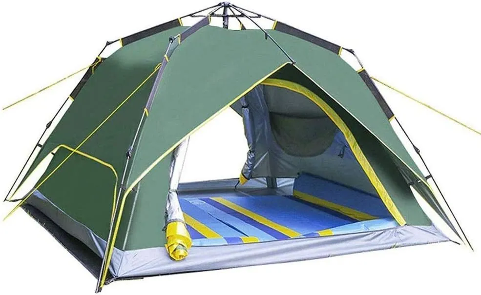 5-8 Person Family Tent, Hexagonal Automatic Tent, Ventilated and Anti-Mosquito, Easy to Carry, Used for Outdoor Camping of Family and Friends