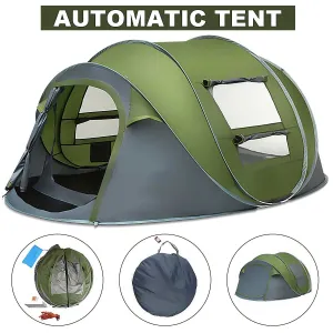 5 Automatic Full assortment Tent Up Capacity Camping to Persons 4 Large Pop Worldwide tracking
