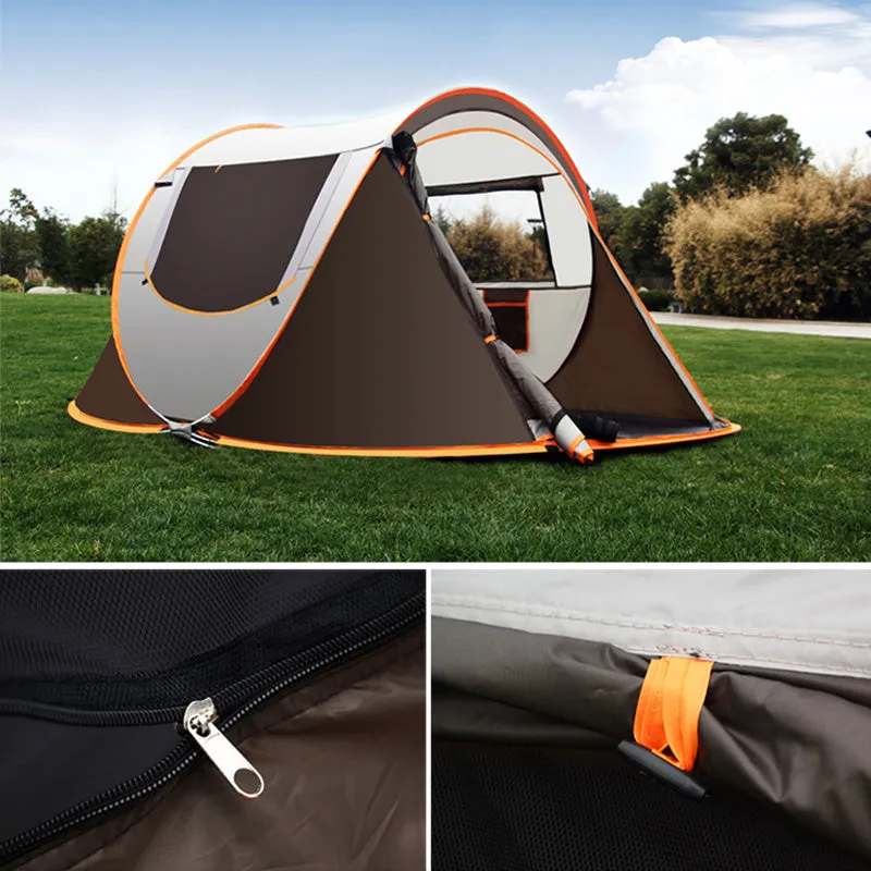 5 Automatic Full assortment Tent Up Capacity Camping to Persons 4 Large Pop Worldwide tracking