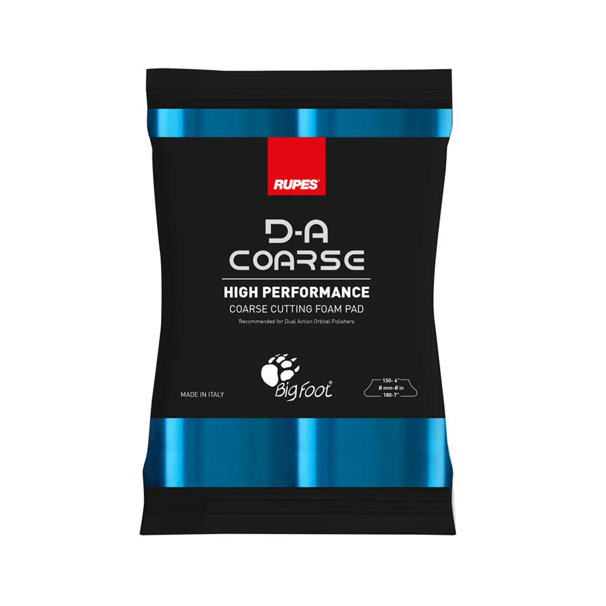 6" Rupes DA Coarse High Performance Cutting Foam Pad