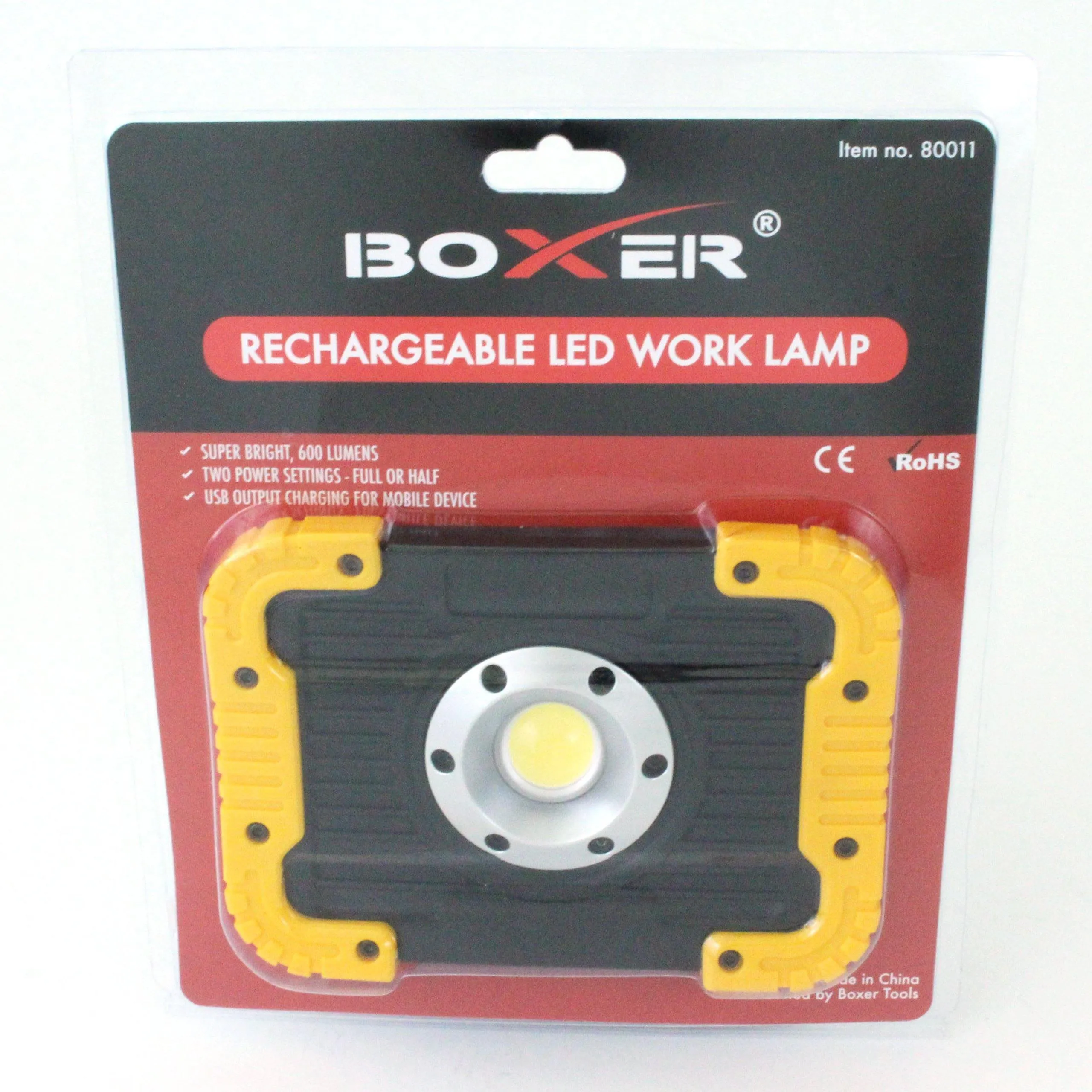 6W Rechargeable LED Work Light in Yellow