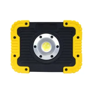 6W Rechargeable LED Work Light in Yellow
