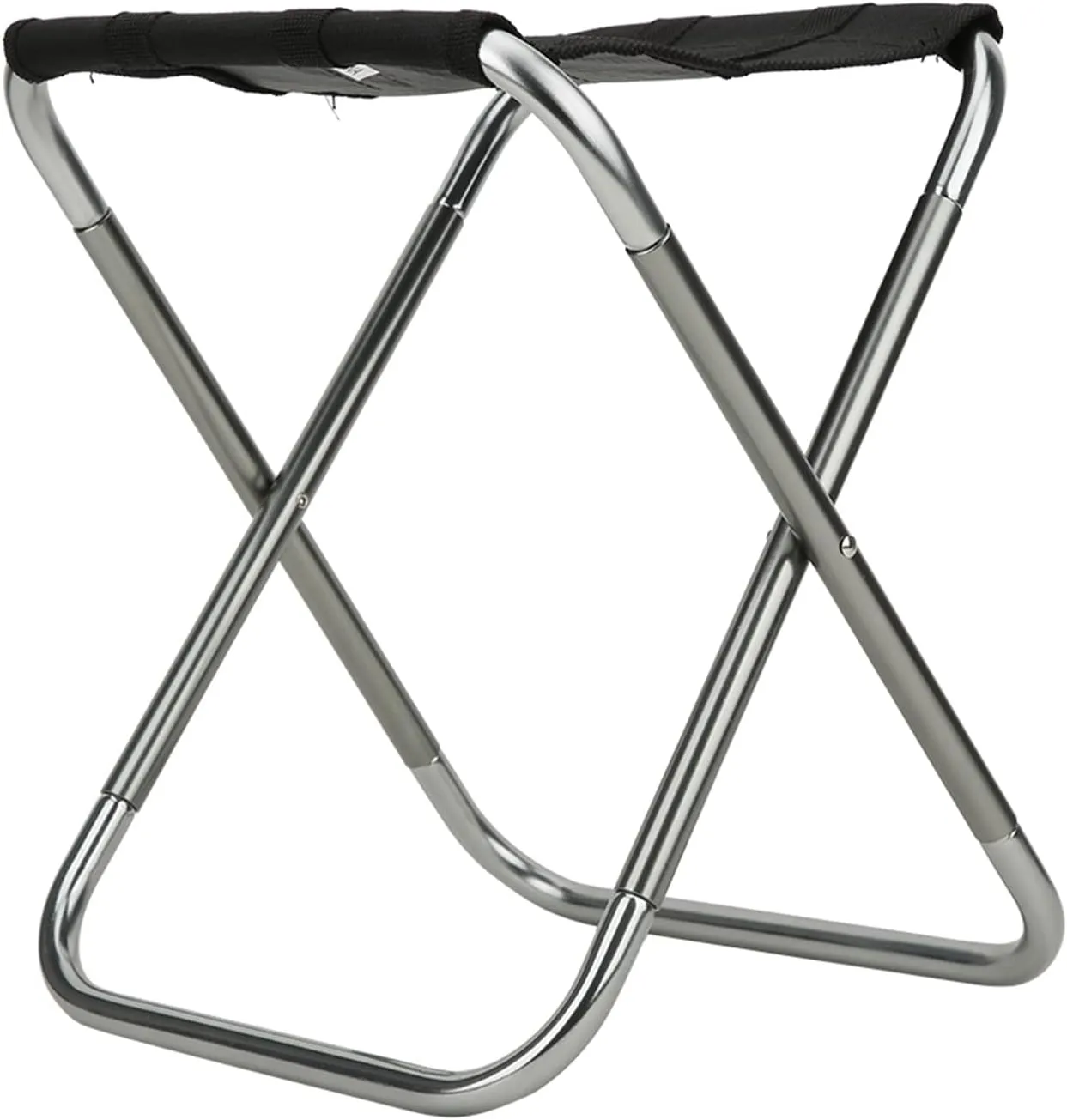 7075 Aviation Aluminum Alloy 600D Oxford Polyester Gun Color Outdoor Foldable Chair Portable Fishing Stool