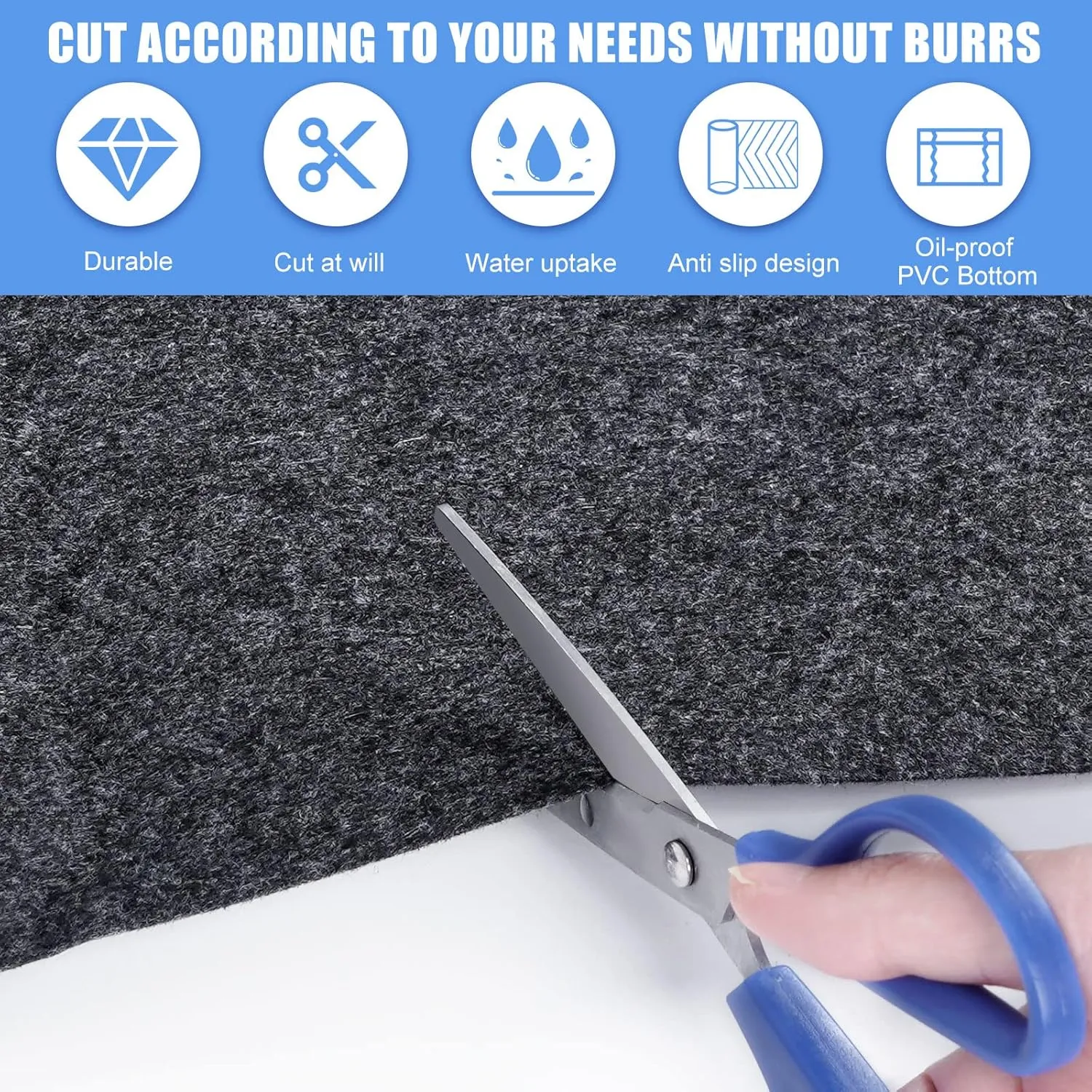 80 * 80 inch Round Hot Tub Pad, Inflatable Hot Tub Mat Outdoor Indoor, Waterproof Slip-Proof Backing, Absorbent Spa Pool Ground Base Flooring Protector Mat for Protect Hot Tub Pool from Wear
