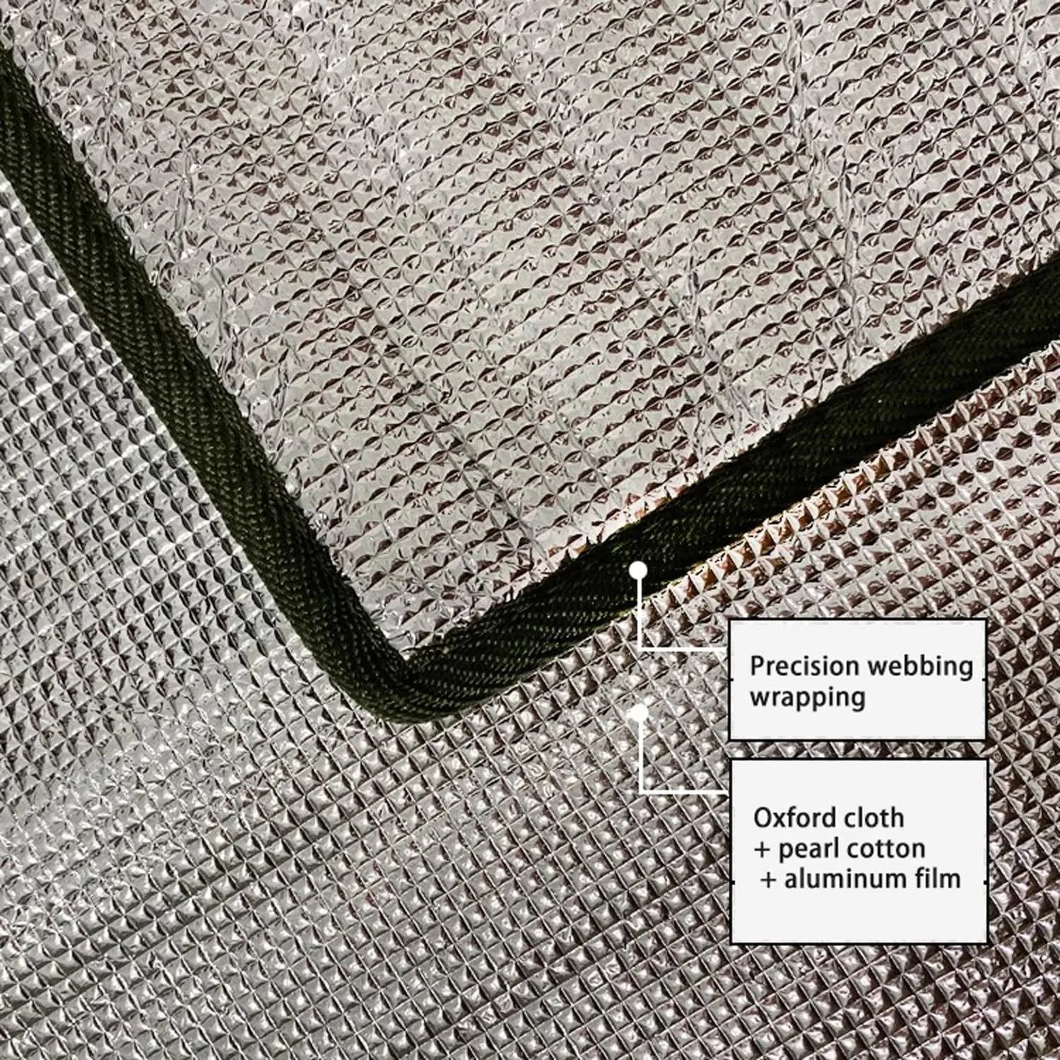 9mm Camping Mat Foam Foil Blanket for Camping Foam Pad Insulating Foil Mat Waterproof Double-Sided Moisture-Proof Foldable Sleeping Tent Pad Thermal Aluminum Camping mat for Reflecting Heat