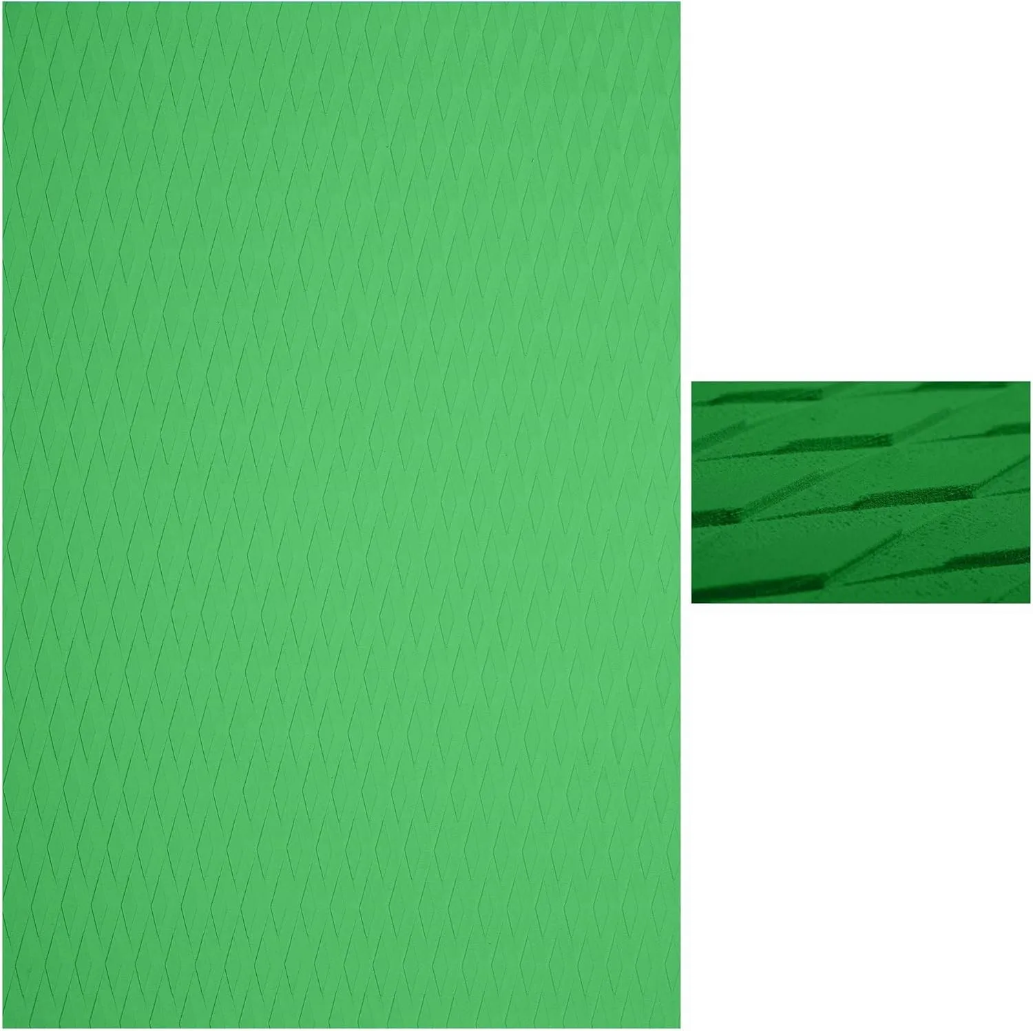 Abahub Non-Slip Traction Pad 1/2 Pieces Deck Grip Mat 30in x 20in Trimmable EVA Sheet 3M Adhesive for Boat Kayak Skimboard Surfboard SUP Black/Gray/White/Green/Navy Blue/Orange