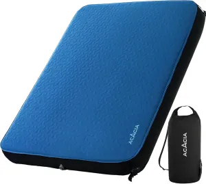 ACACIA 4.3" Thick Self Inflating Sleeping Pad with Foam, Innovative Y-Shaped Telescopic Structure, Ultraportable Camping Mattress, Outdoor Compact Air Mat for Tent Backpacking, Queen